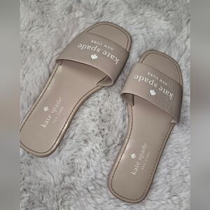 kate spade Tan Sandals Minimalist Design
